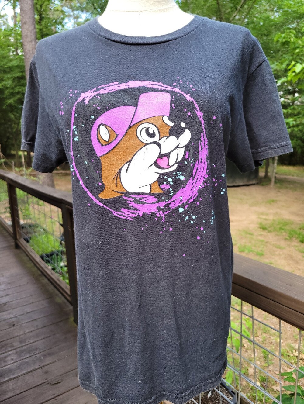 Buc-ee's Black Graphic Tee Beaver